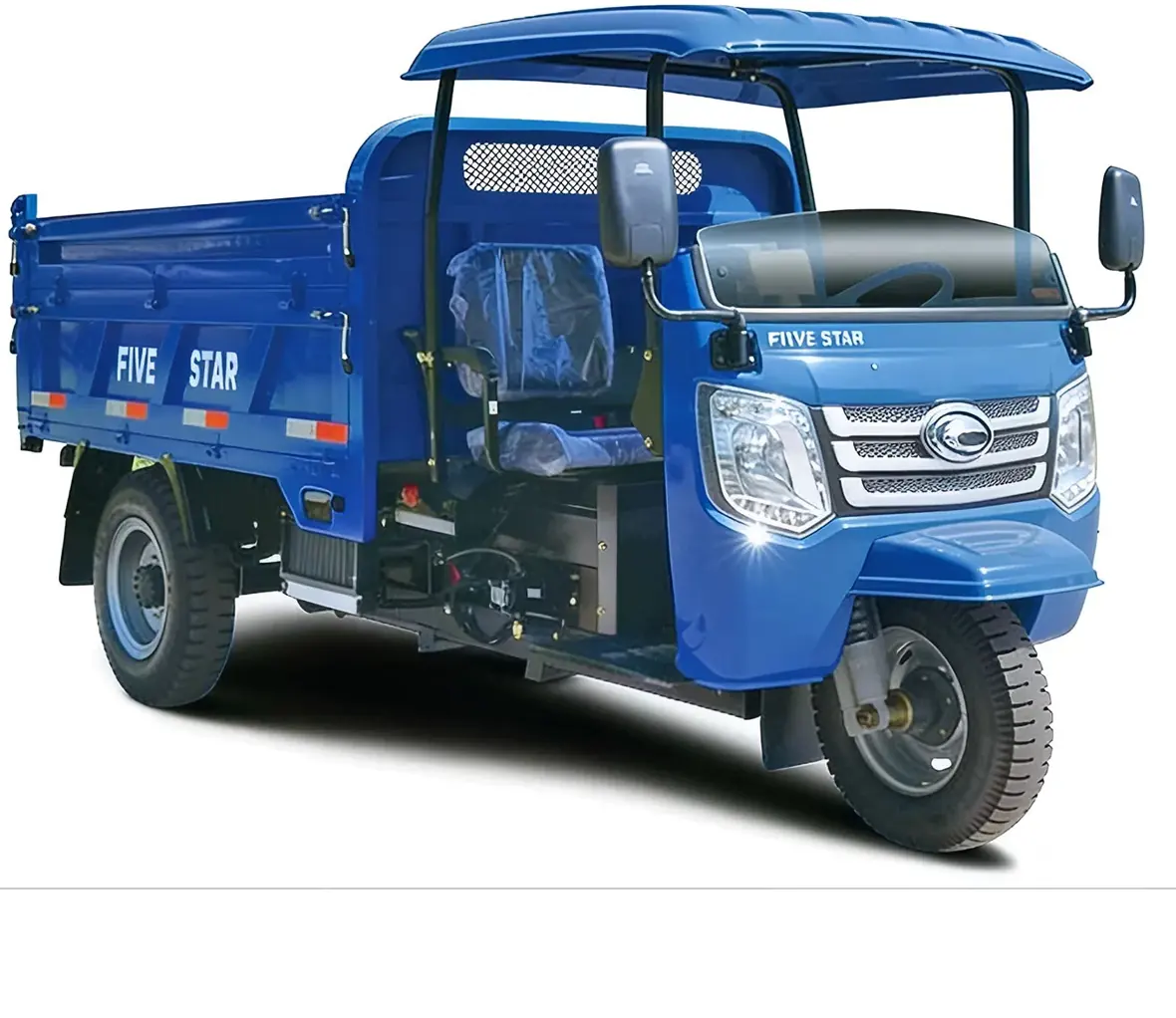Fatima J. & Co cargo tricycle with a sunshade canopy